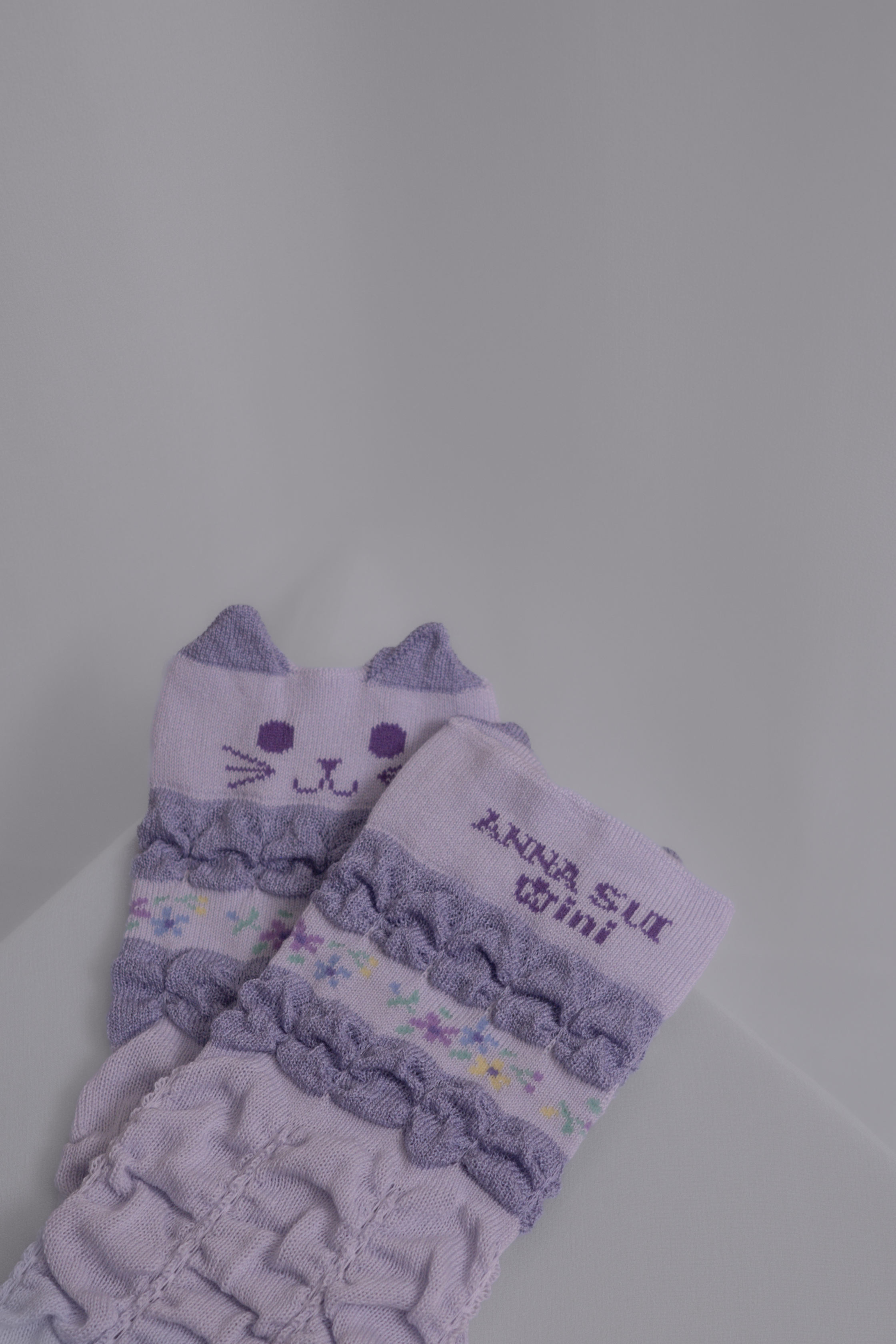 ANNA SUI ⟡ 疊疊喵泡泡襪套