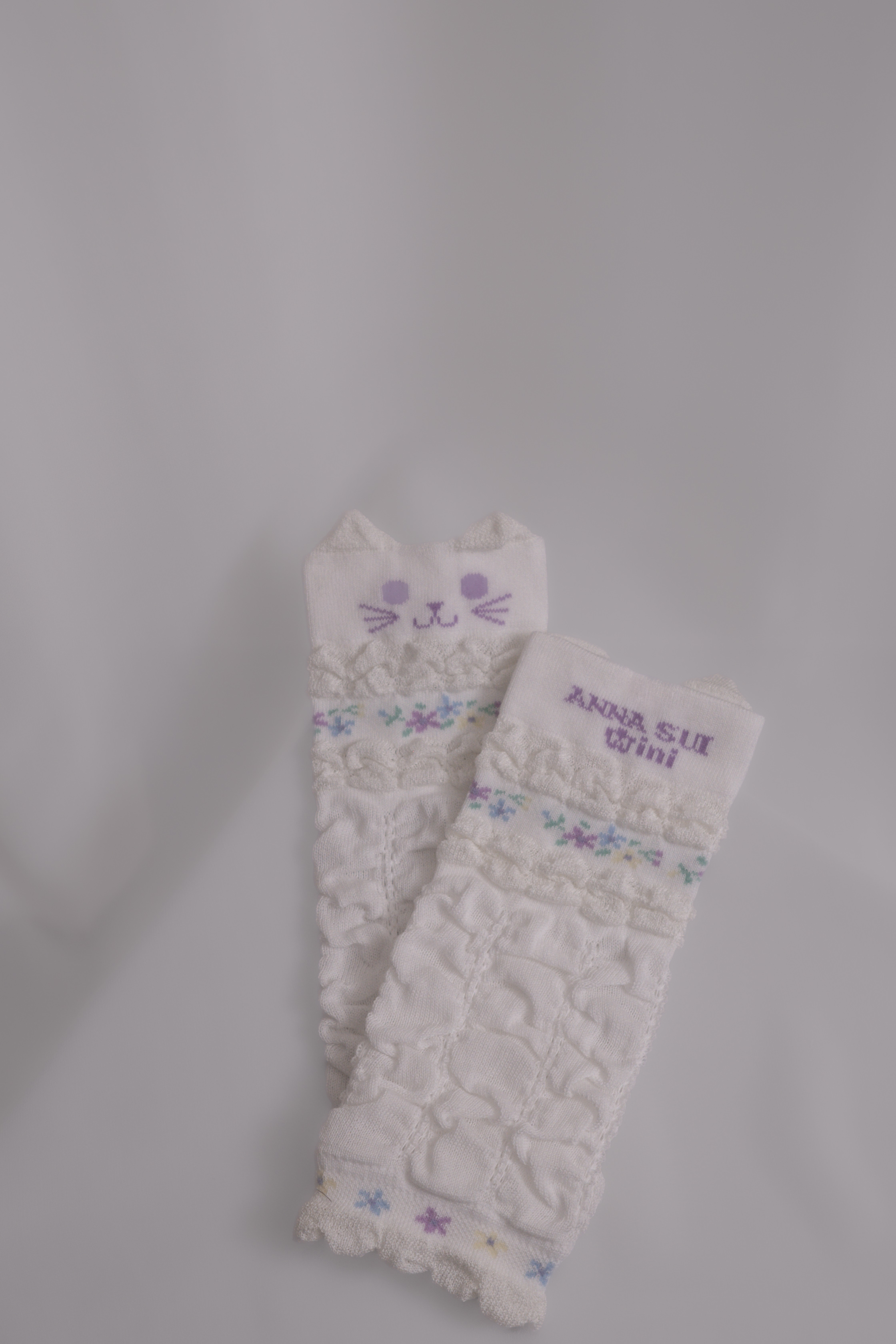 ANNA SUI ⟡ 疊疊喵泡泡襪套