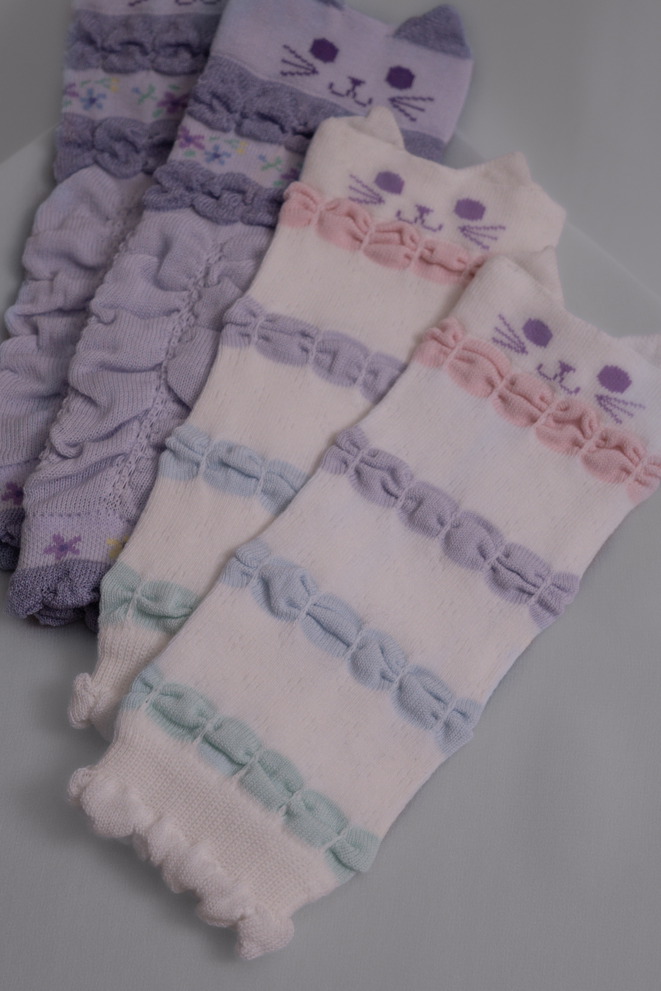 ANNA SUI ⟡ 疊疊喵泡泡襪套